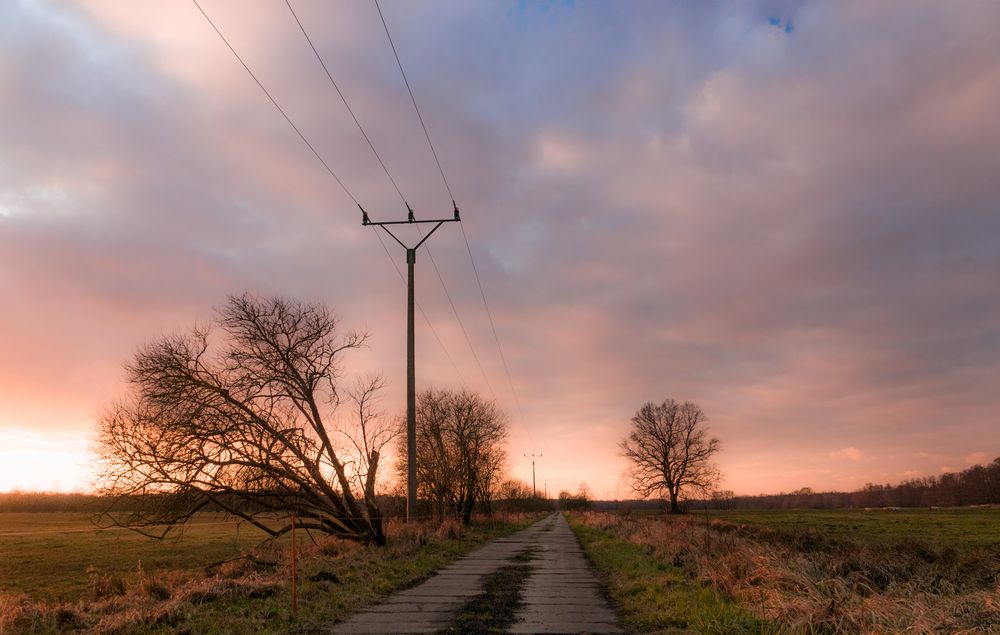 vor Sonnenuntergang