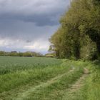 Vor und nach dem Regen trocken ...