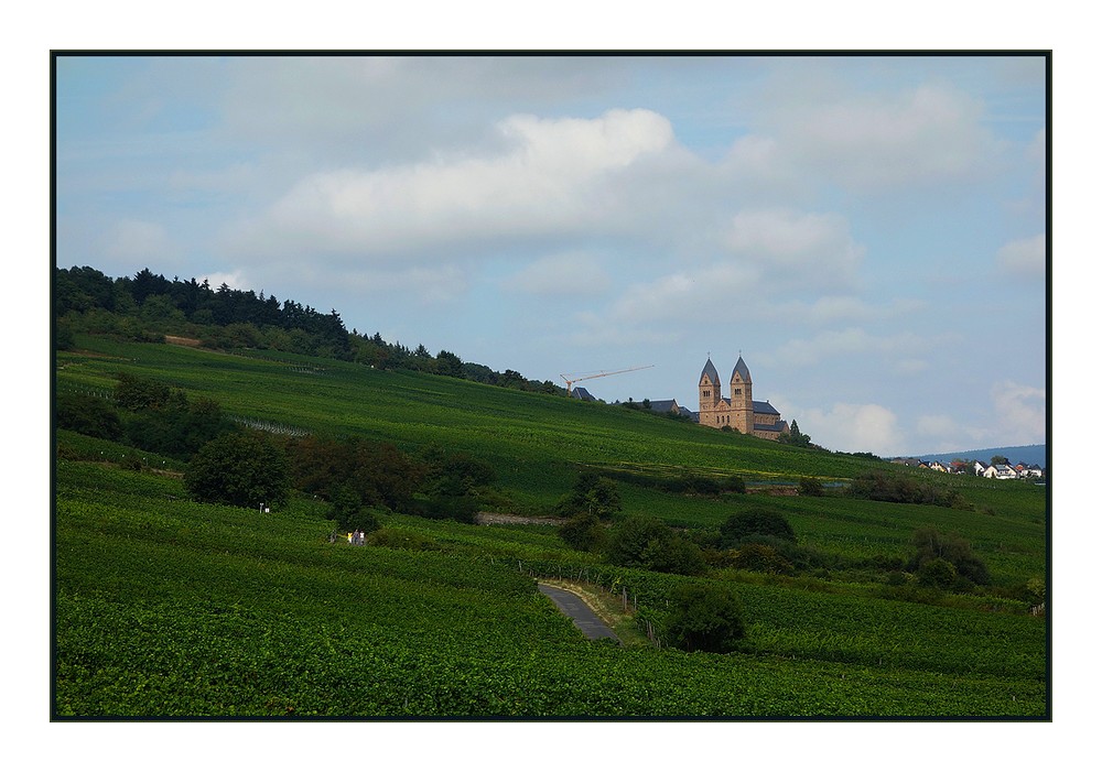 vor vier wochen als das weinlaub noch grün war