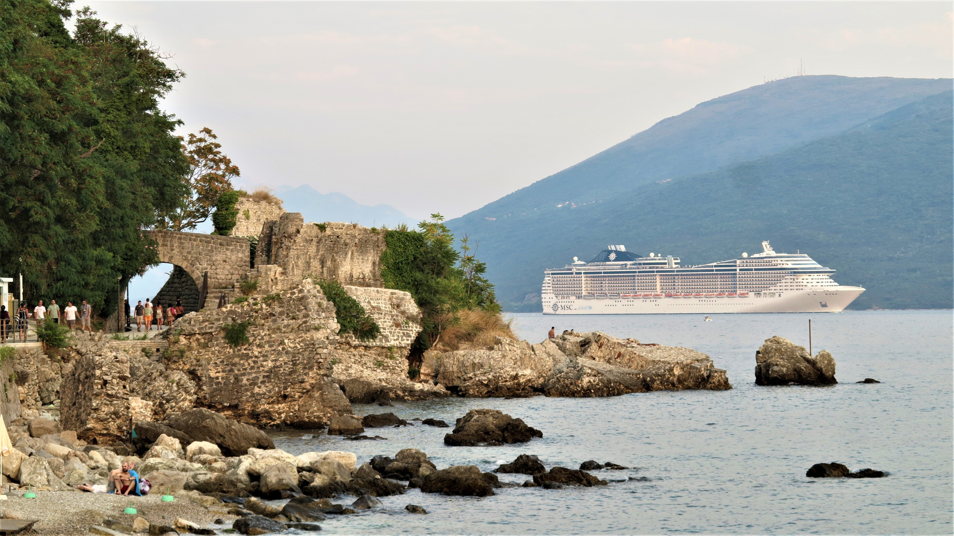 Vorabend in der Bucht von Kotor