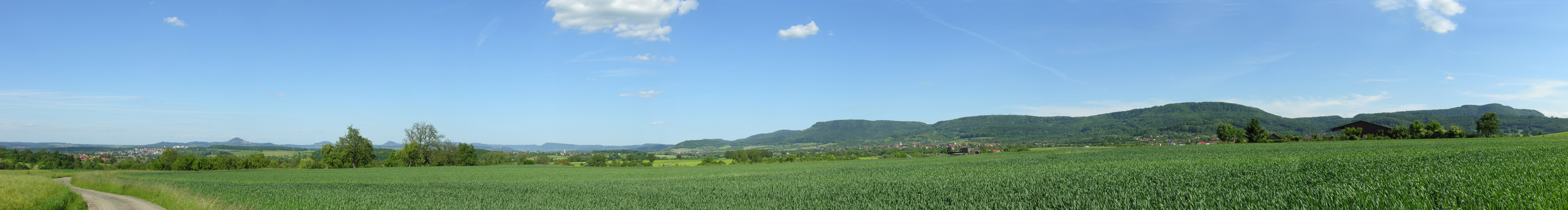 Voralb - Panorama zwischen Pliensbach & Bezgenriet bzw. Boll