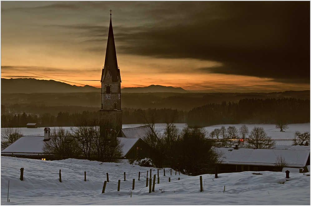 Voralpenlandschaftsromantikimpression