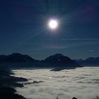 Vorarlberg, Blick Richtung Feldkirch/Liechtenstein