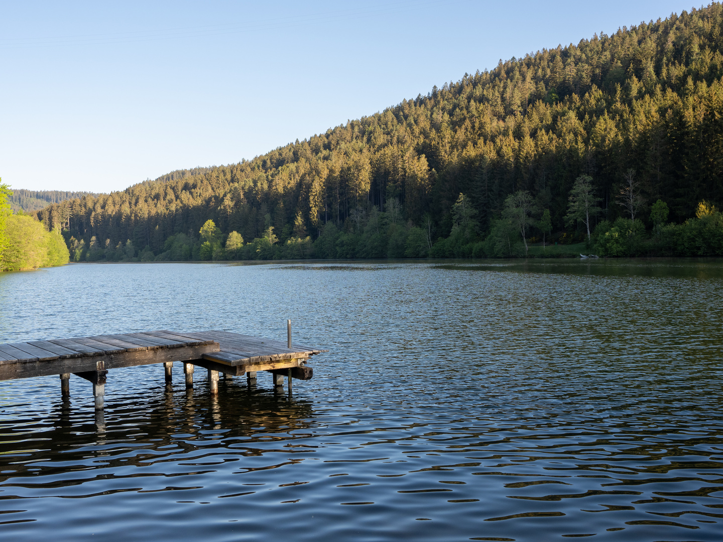 Vorbecken der Nagoldtalsperre