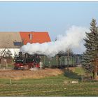 Vorbei an Schwetaer Gärten in der Wintersonne