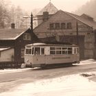 Vorbeifahrt am Depot .