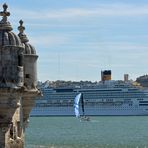 Vorbeifahrt am Torre de Belem