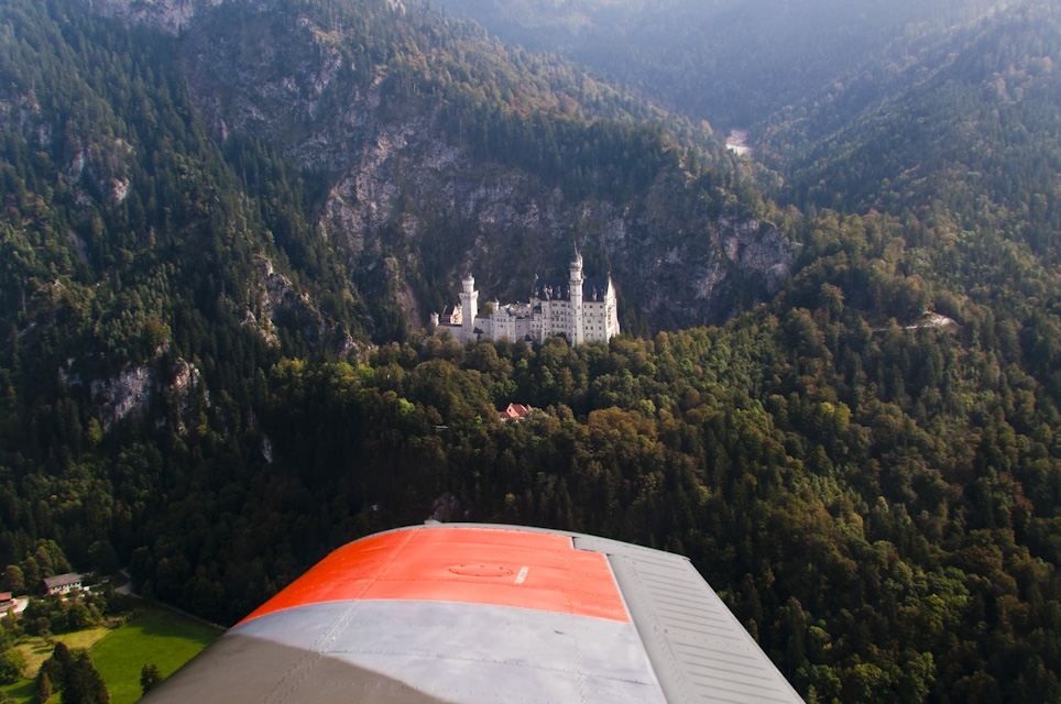 Vorbeiflug bei König Ludwig