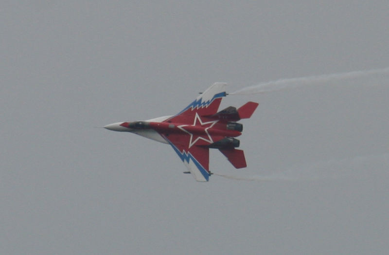 Vorbeiflug MiG29 OVT