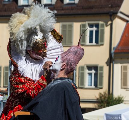 Vorbereitung für den Auftritt