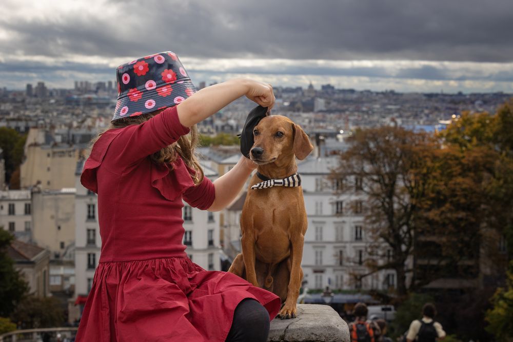 Vorbereitung für ein Fotoshooting