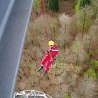 Vorbereitung Rettungsübung Höhenrettung