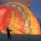 Vorbereitung zum Ballonglühen