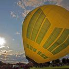 Vorbereitung zum Ballonstart