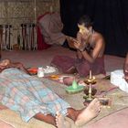 Vorbereitung zum Kathakali-Tanz 1