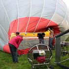 Vorbereitung zur Ballonfahrt