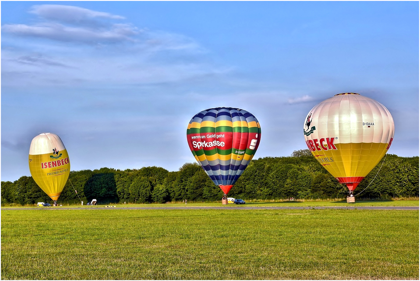 Vorbereitung zur Ballonfahrt