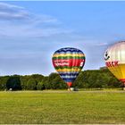 Vorbereitung zur Ballonfahrt