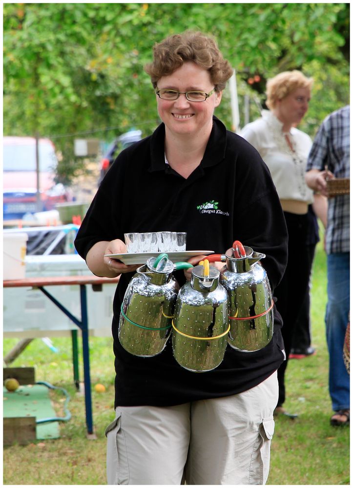 Vorbereitungen für den Apfelkuchen Wettbewerb