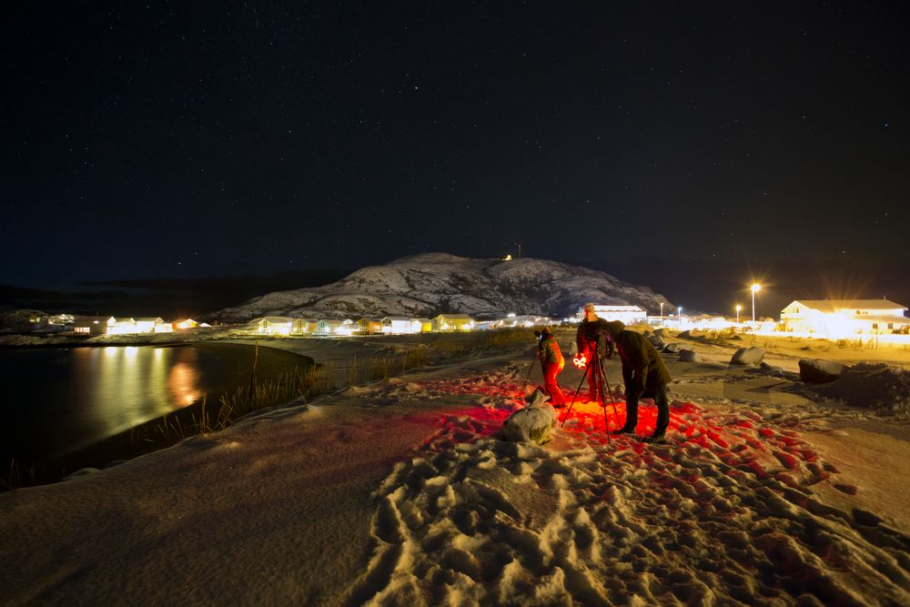 Vorbereitungen Polarlichtjagd