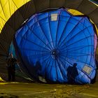 Vorbereitungen zum Ballonstart