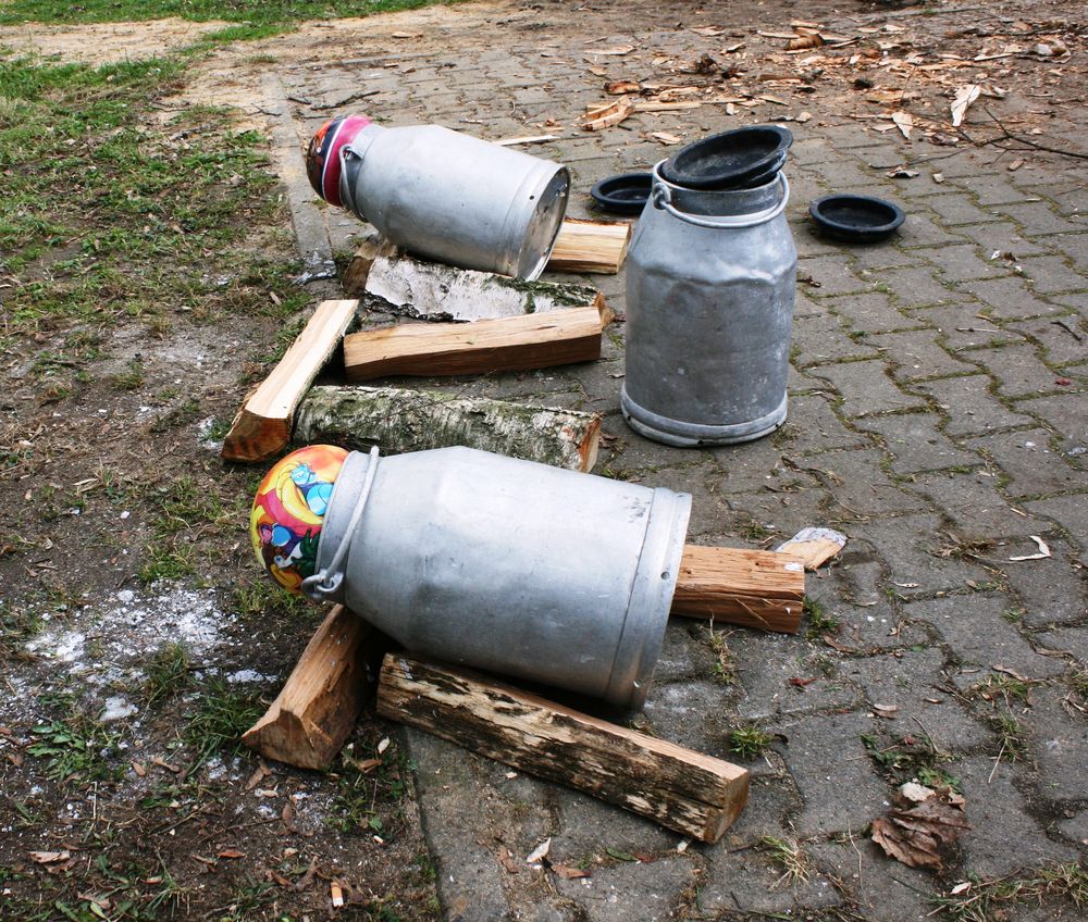 Vorbereitungen zum Osterschießen