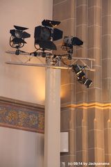 Vorbereitungen zum ZDF-Fernsehgottesdienst in St. Lamberti, Gladbeck (2)