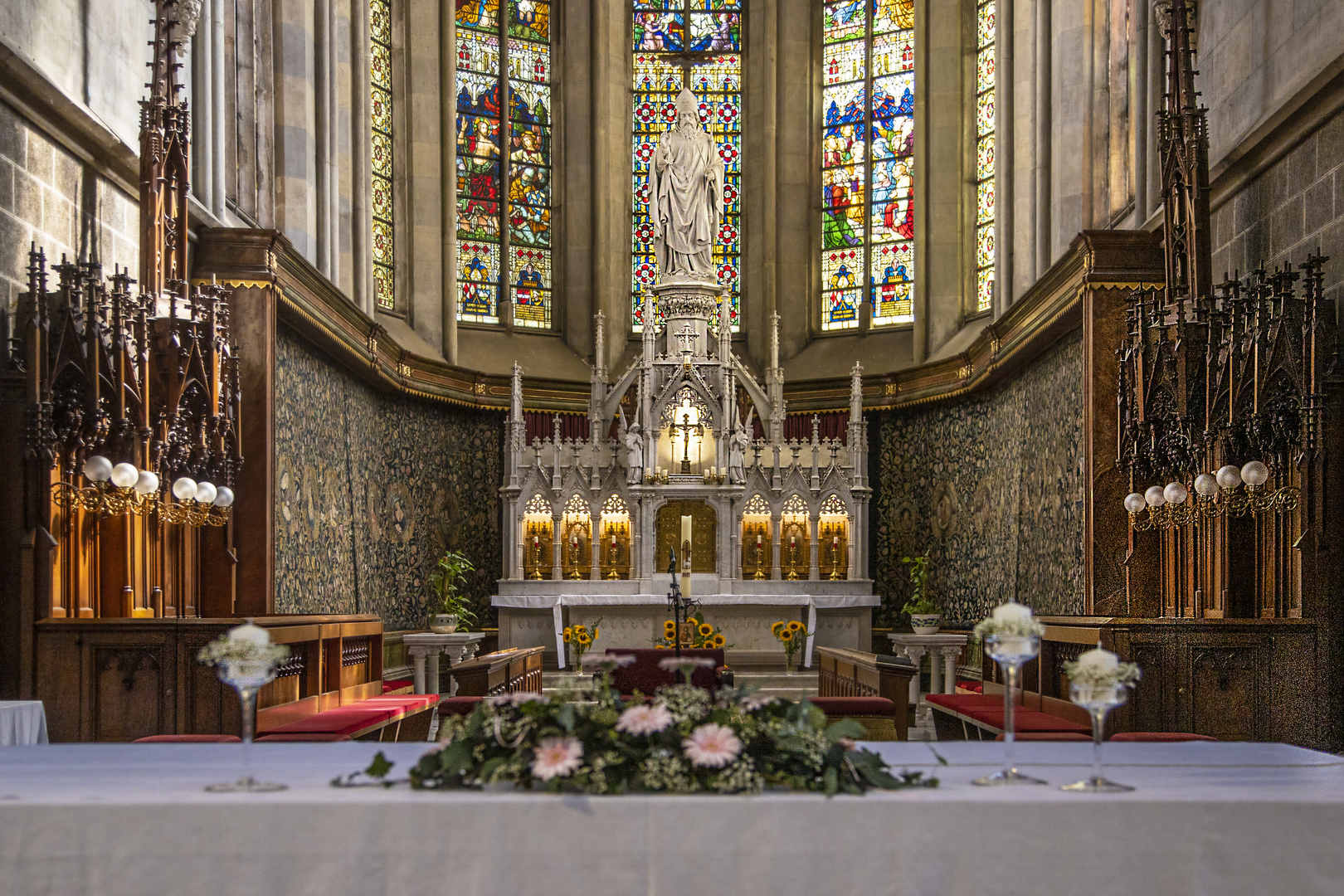 Vorbereitungen zur Hochzeit 