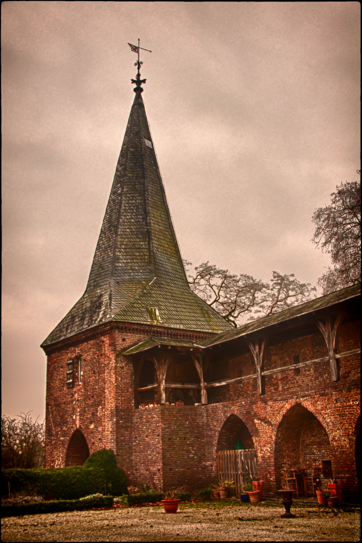 Vorburg von Schloss  Haag  in Geldern  Foto Bild 