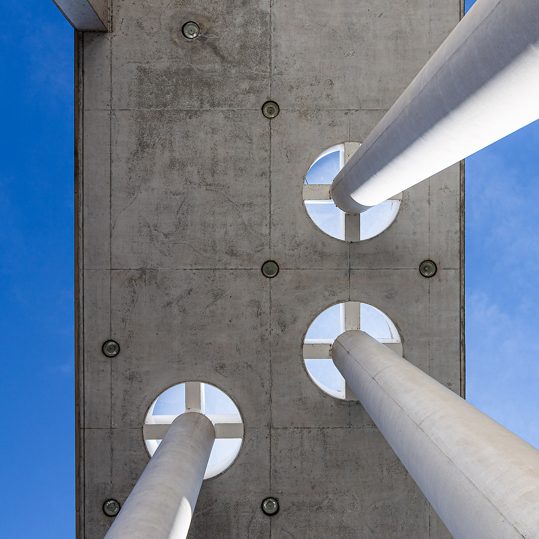 Vordachkonstruktion am Kunstmuseum in Bonn