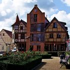 Vorderansicht des urigen Hotels in Tangermünde