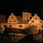 Vorderburg in Schlitz bei Nacht