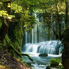 Vorderburger Wasserfälle an einem Herbatnachmittag