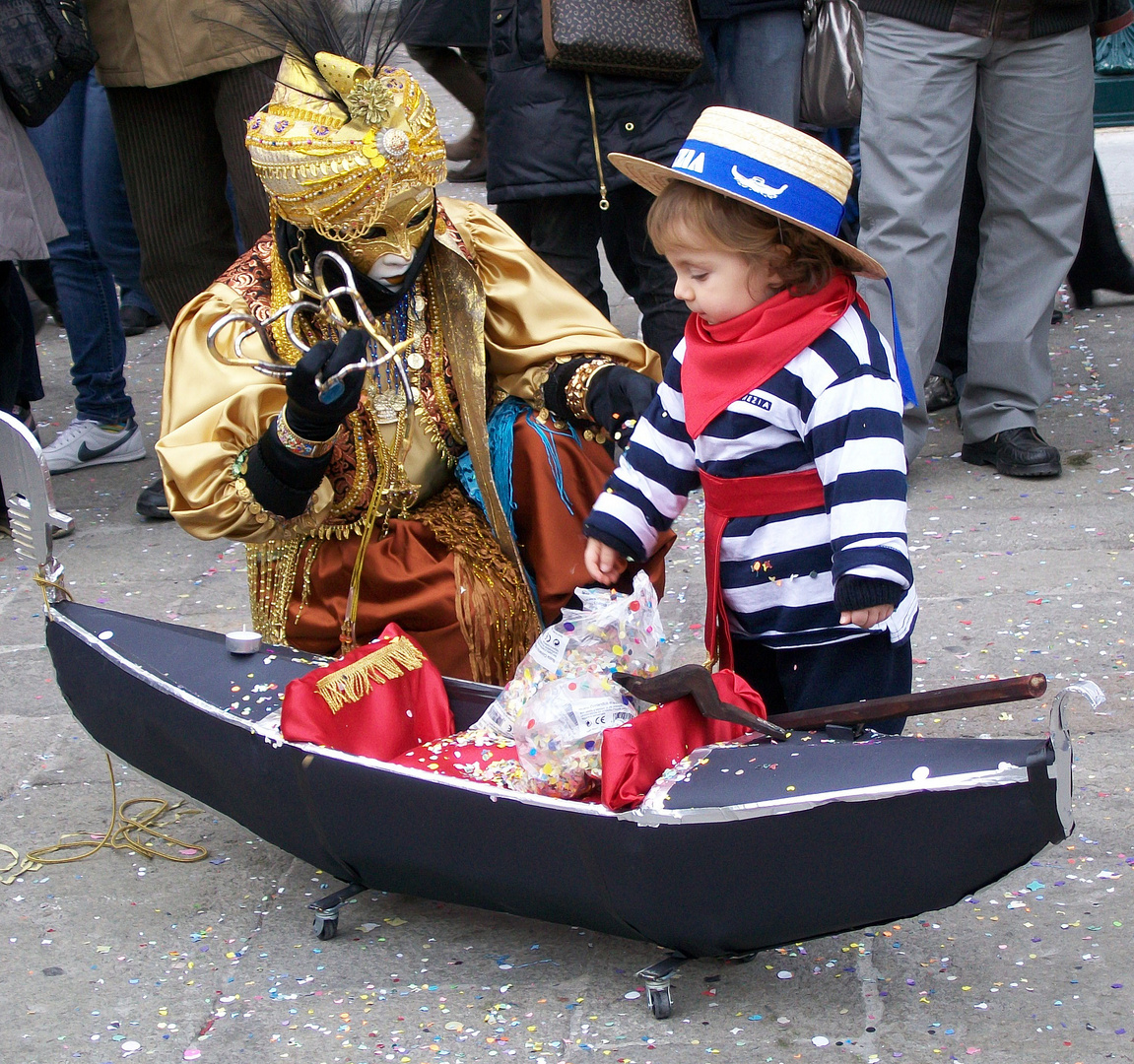 Vorfreude auf den Rosenmontag in Venedig: Da bin ich wieder dort ! Siehe auch unten !