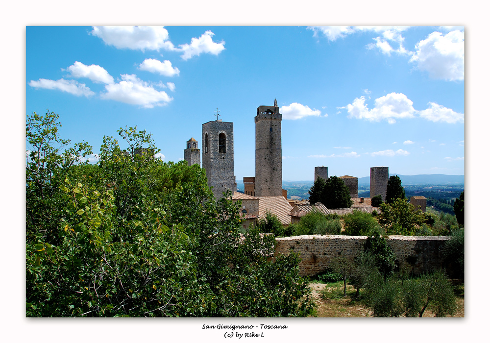 Vorfreude auf San Gimignano