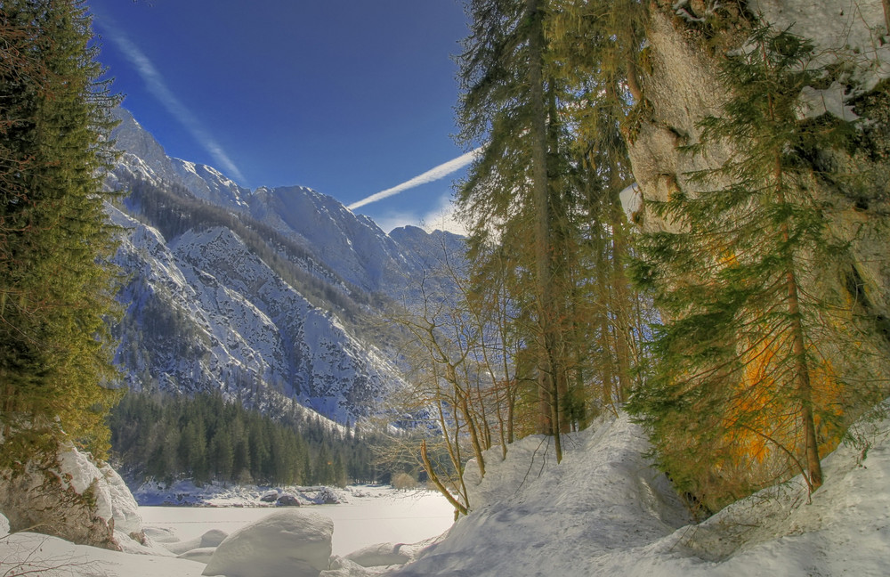 Vorfrühling am Fusinesee