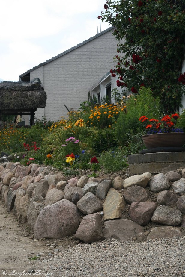 Vorgarten mit Steinmauer - 7