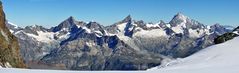 Vorhang auf zwischen Kleinmatterhorn und Breithorn und es ergibt sich ...