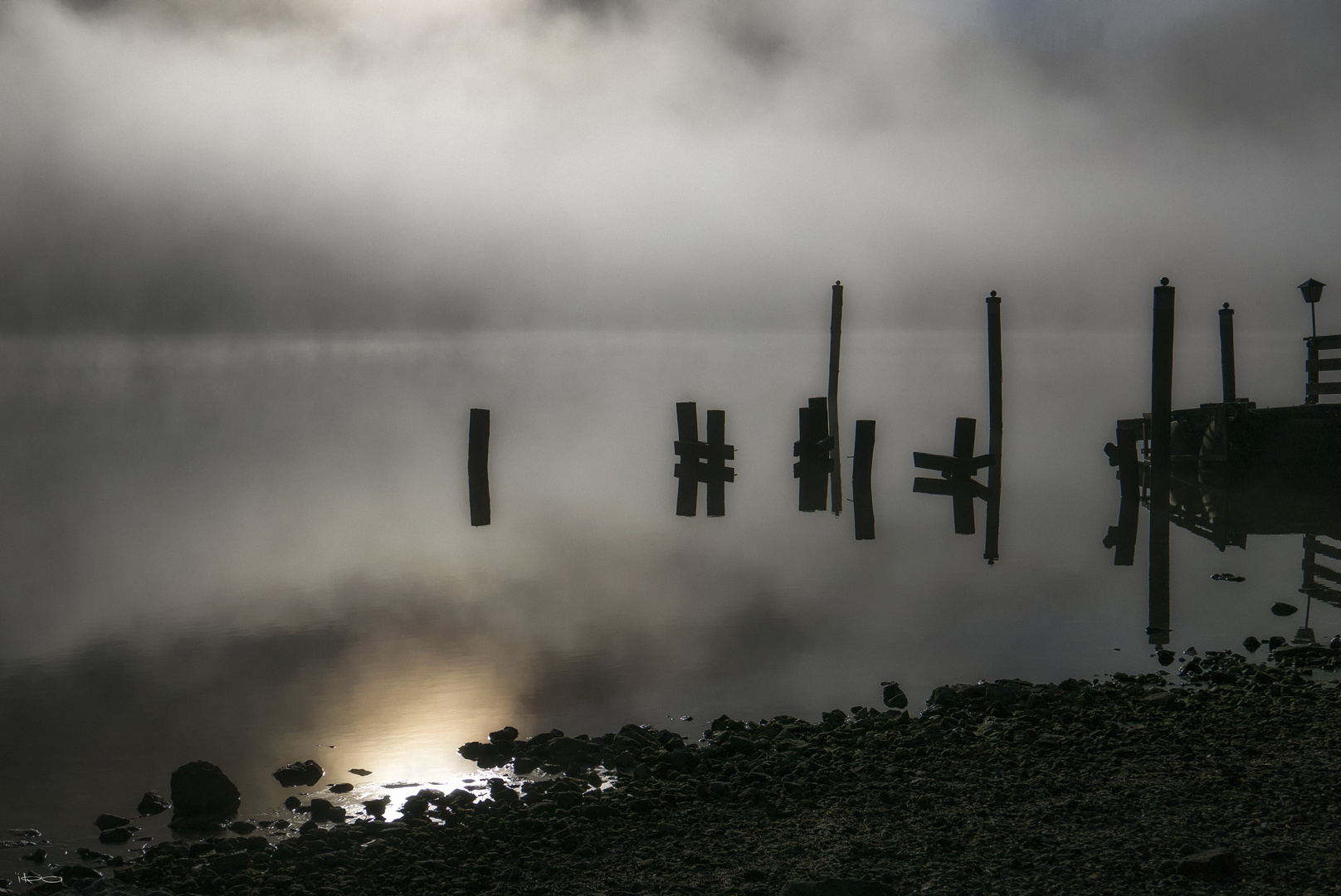 Vorhang Aus Nebel Foto & Bild