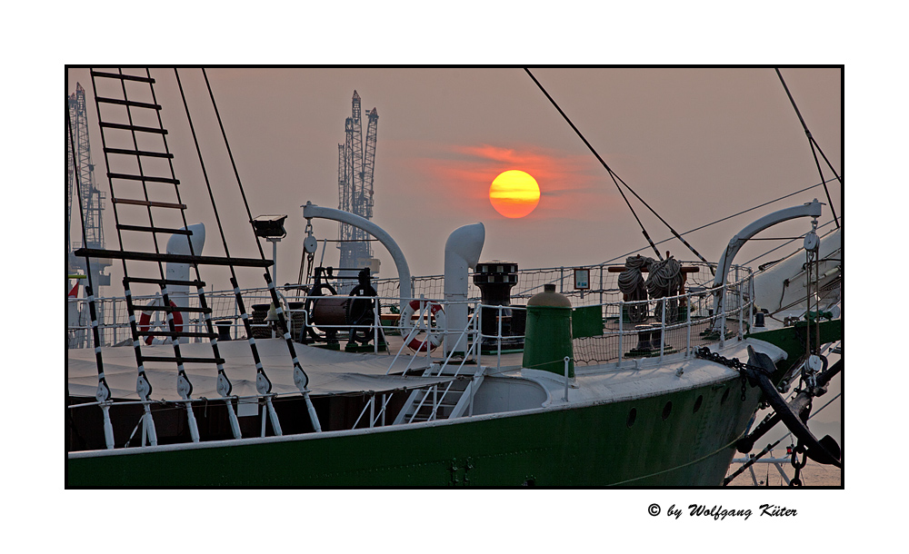 Vorhin im Hafen...