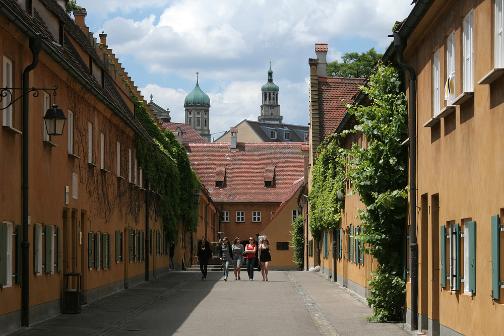 Vorhin in der Fuggerei