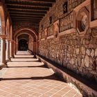 Vorhof einer Kirche in Zacatecas Mexico