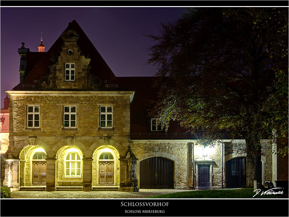 Vorhof vom Merseburg Schloss