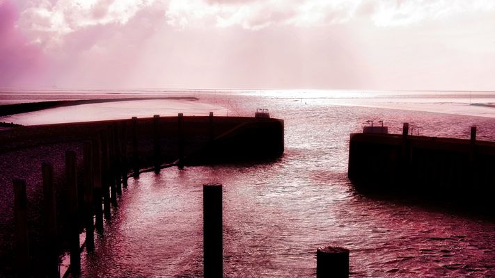 Vorkammer einer kleinen Schleuse