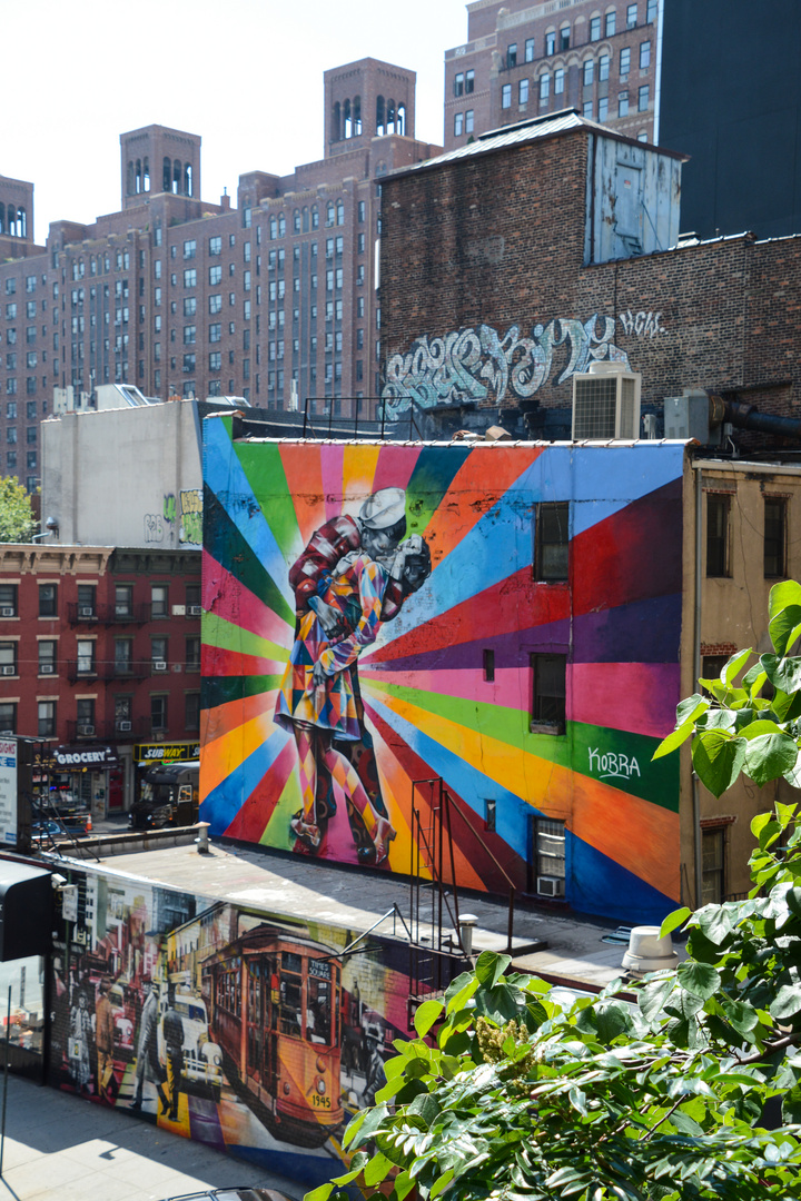 Vorletztes Graffiti an der High Line