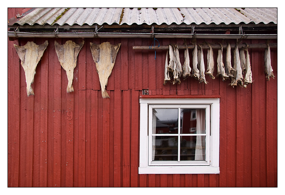 Vorratshaltung in Henningsvaer