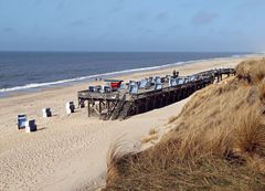 Vorsaison am Strand von Kampen