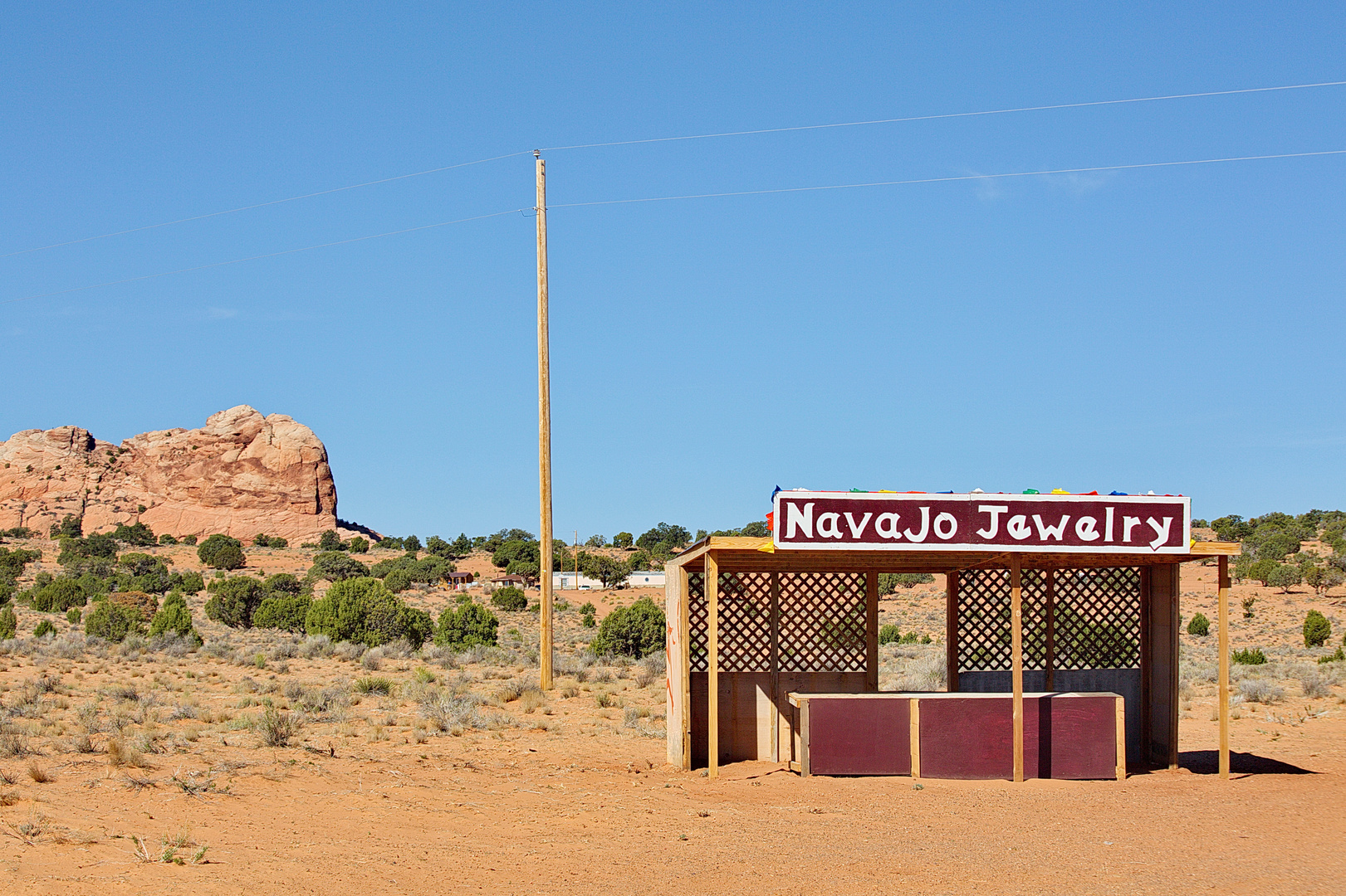 Vorsaison in der Navajo Reservation