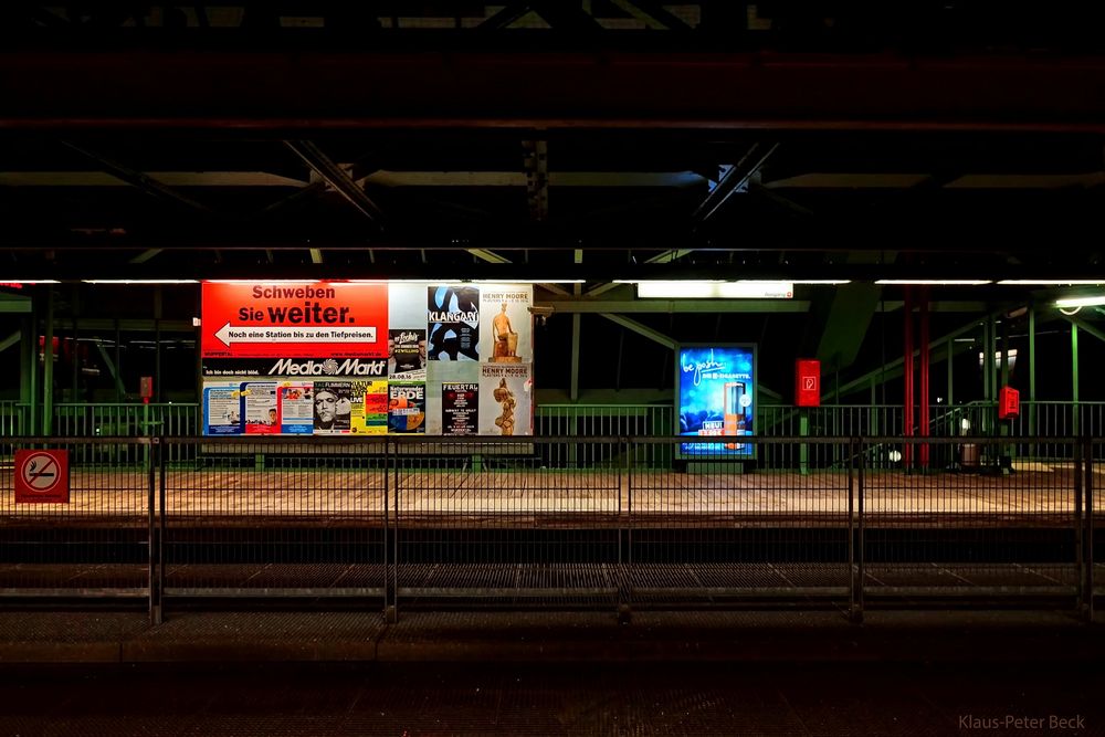 Vorsicht an der Bahnsteigkante