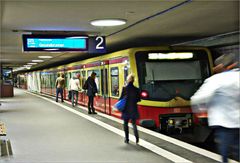 Vorsicht an der Bahnsteigkante!